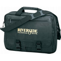 Expandable Leatherette Briefcase